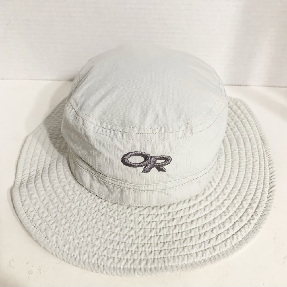 OR Outdoor Research Nylon Blend Sun☀️ Hat 2.5” Wide Brim Unisex Khaki Breathable